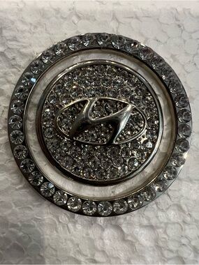 HYUNDAI Bling Chrome Car Auto Start Stop Push Button Engine Ignition Ring Cover